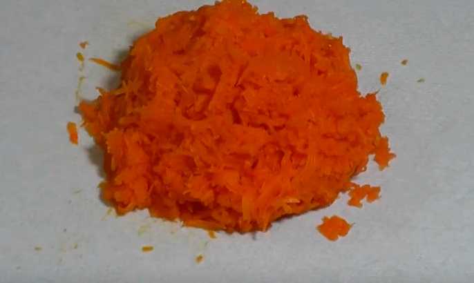 Трем морковь