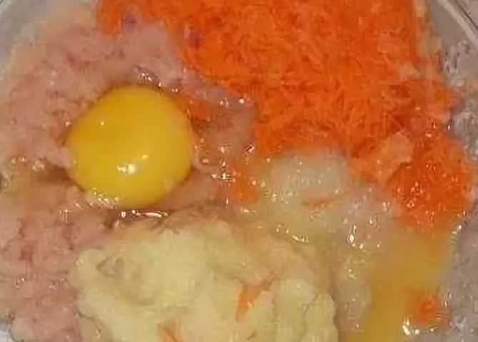 Яйцо и морковь